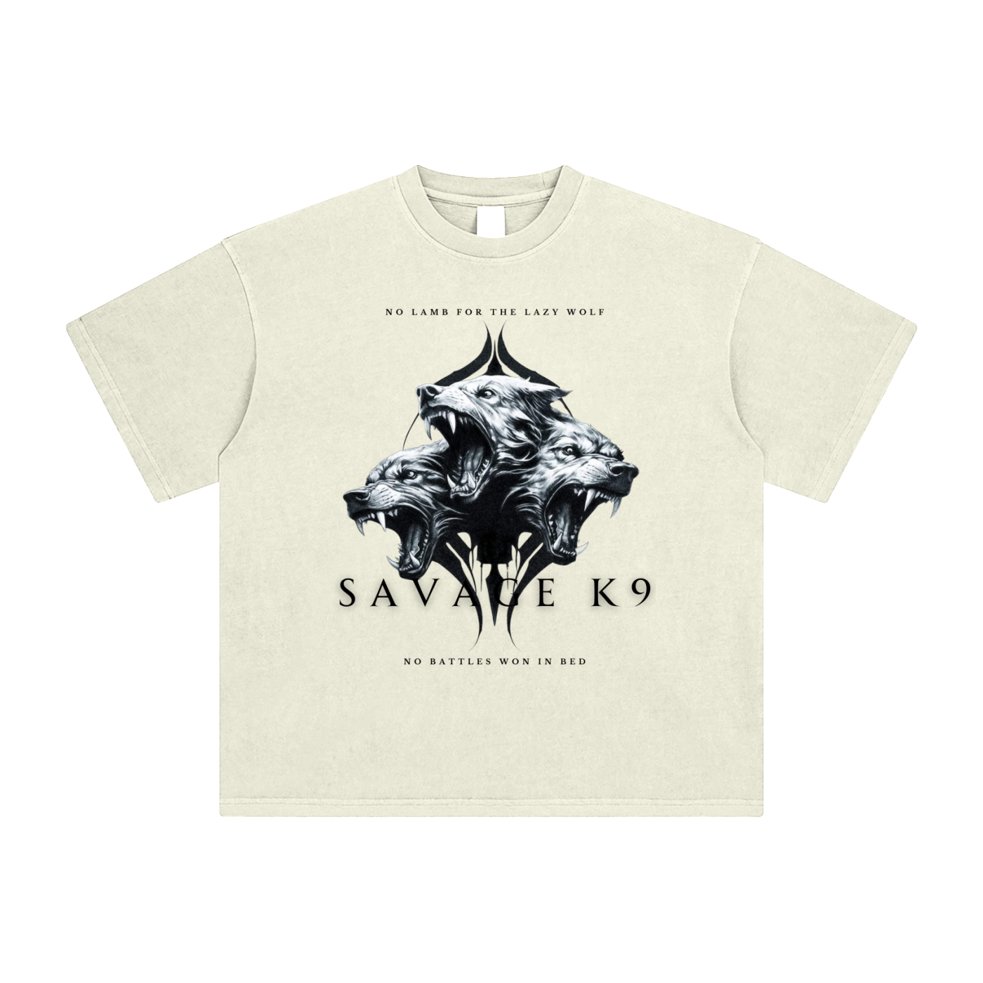 No Lamb for The Lazy Wolf Enzyme Wash Tee