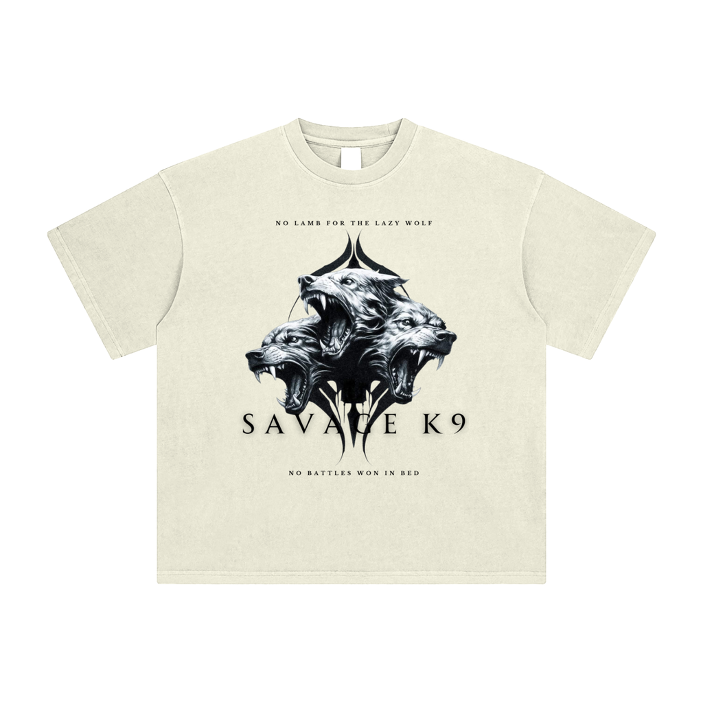 No Lamb for The Lazy Wolf Enzyme Wash Tee