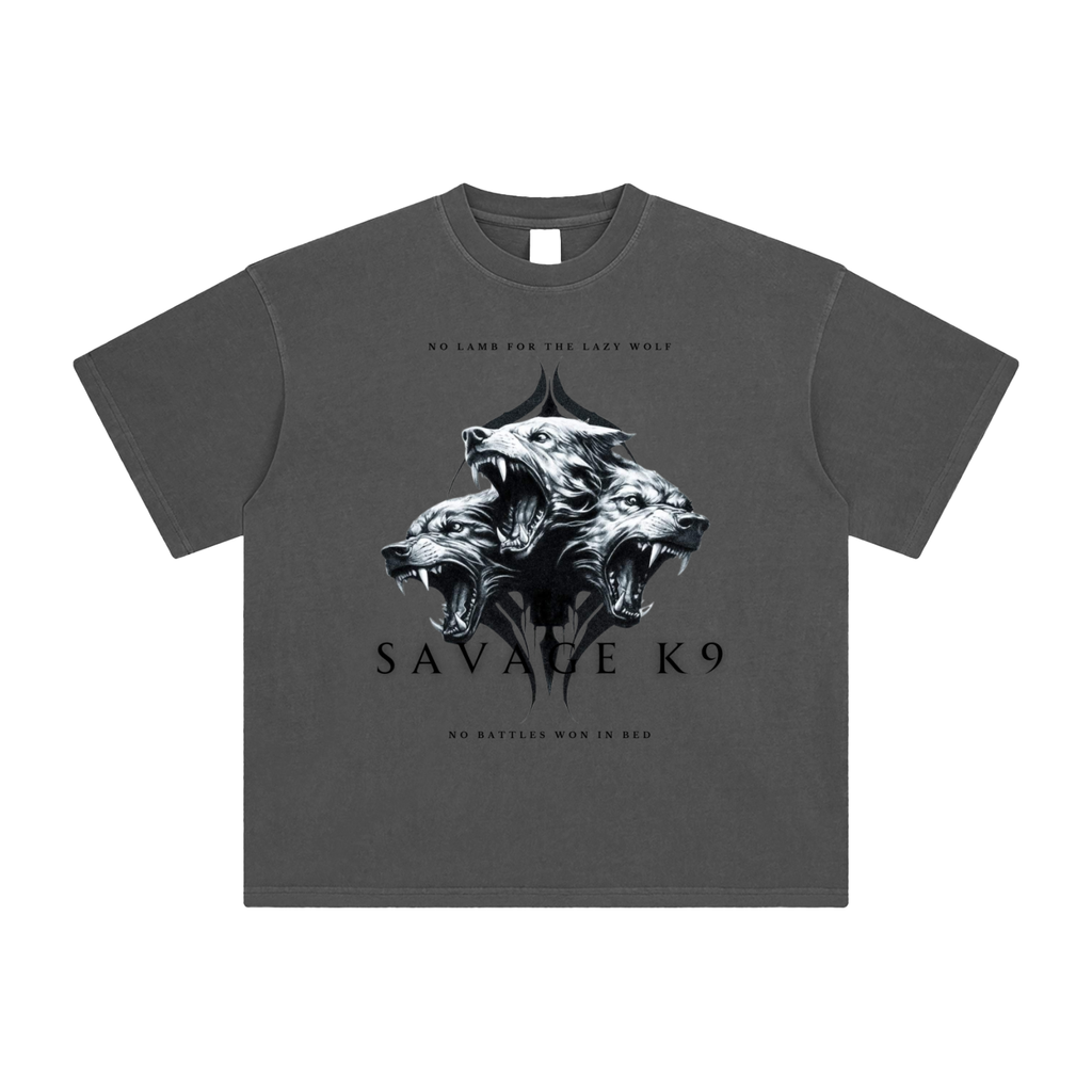 No Lamb for The Lazy Wolf Enzyme Wash Tee