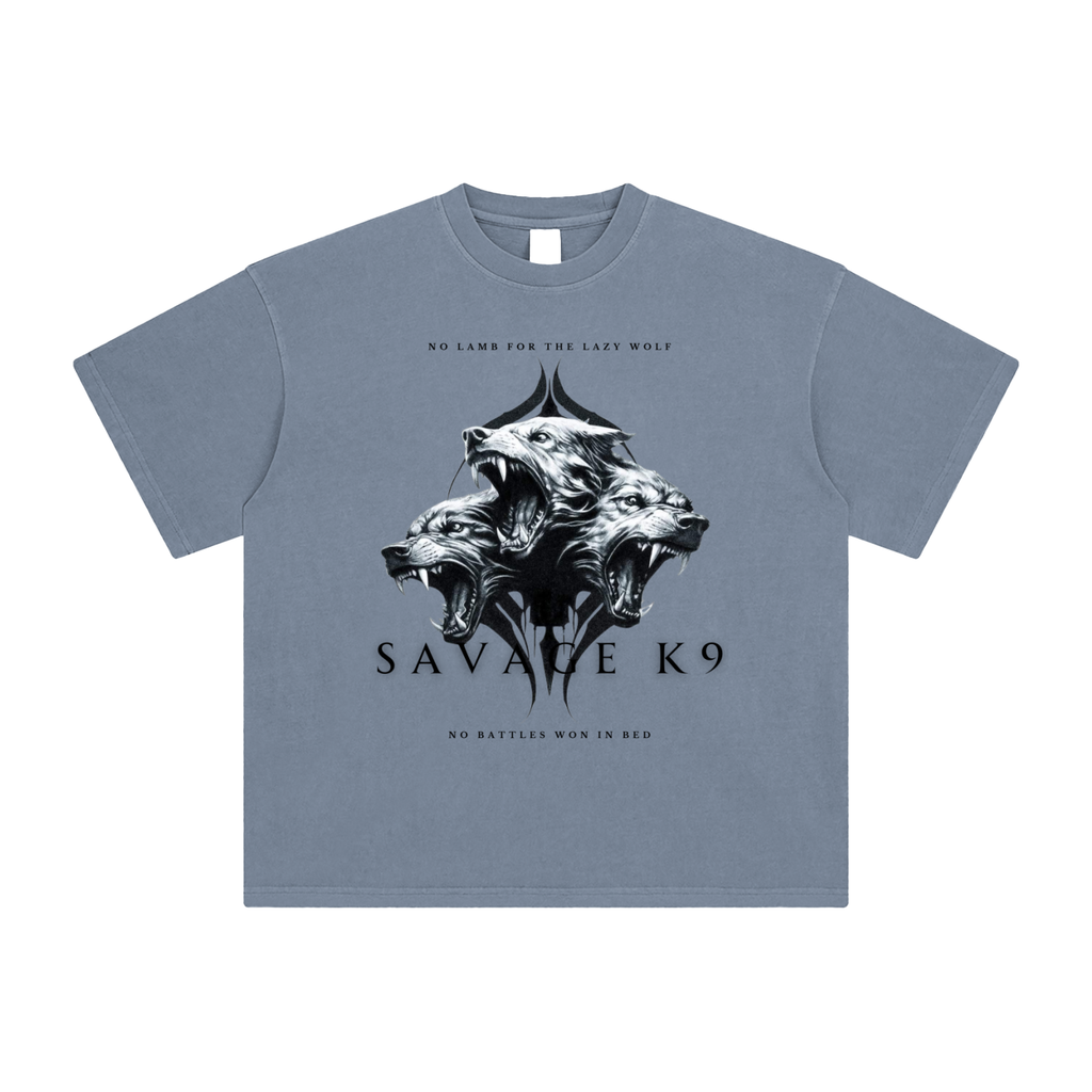 No Lamb for The Lazy Wolf Enzyme Wash Tee