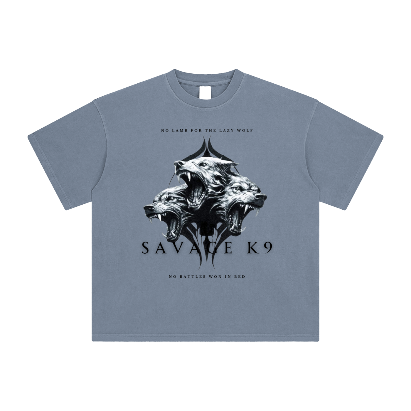 No Lamb for The Lazy Wolf Enzyme Wash Tee