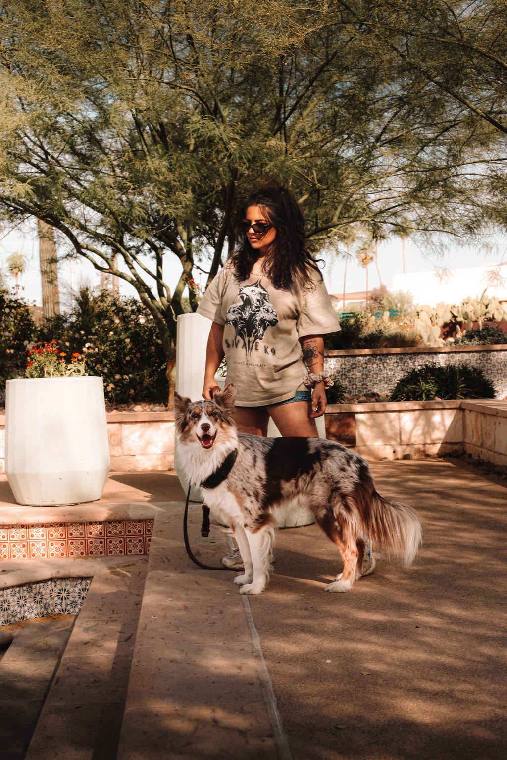 No Lamb for The Lazy Wolf Enzyme Wash Tee