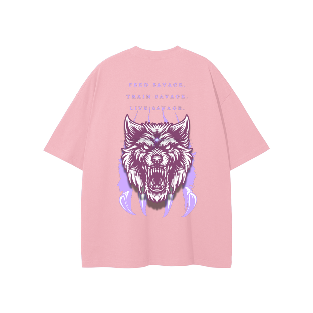Rules for Being A Savage Tee Bubble Gum Pink