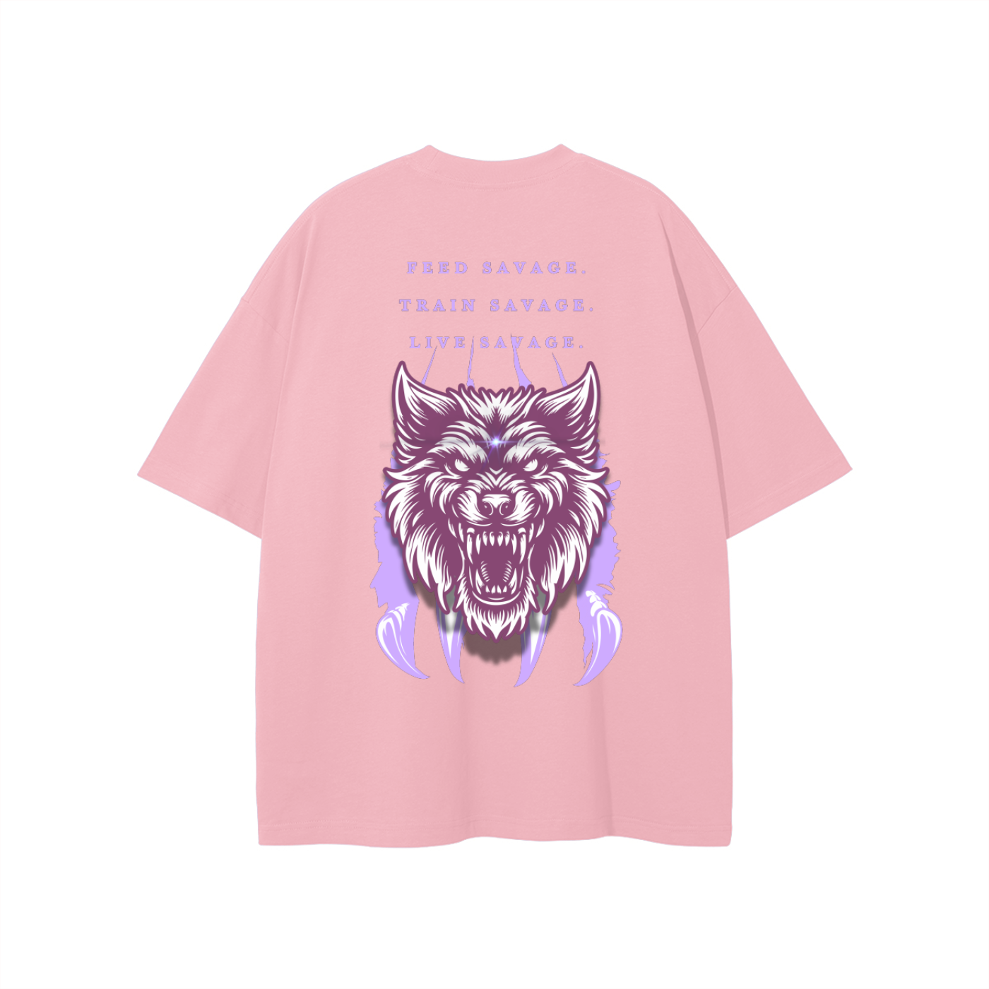 Rules for Being A Savage Tee Bubble Gum Pink